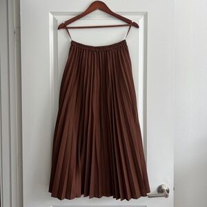 Accordion Pleated Midi Skirt Size S (26-27” waist).
